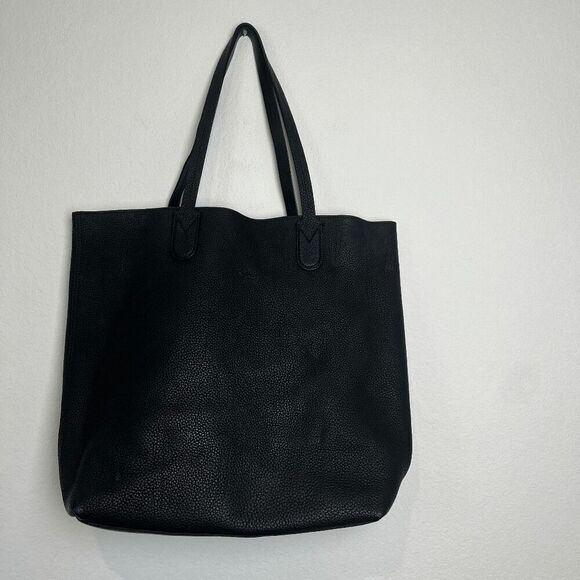 Longchamp Essential North/South Black Leather Tote Women's Purse - Picture 6 of 16